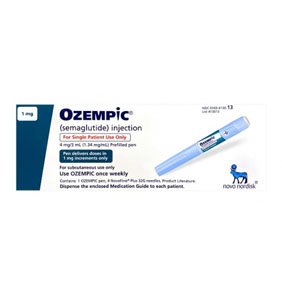 Ozempic, (3mL Pen), 1 MG Pen Injector, Without insurance, 385